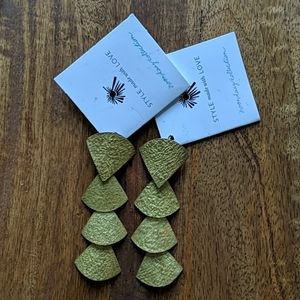 Noonday Collection Gold Statement Earrings